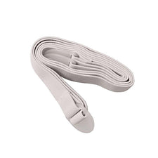 White elastic medical tourniquet rolled with plastic buckle for home care or medical use