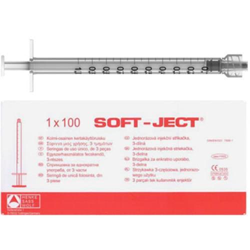 1mL | Henke-Ject Luer Lock Syringe | 100/Box | 8300018745