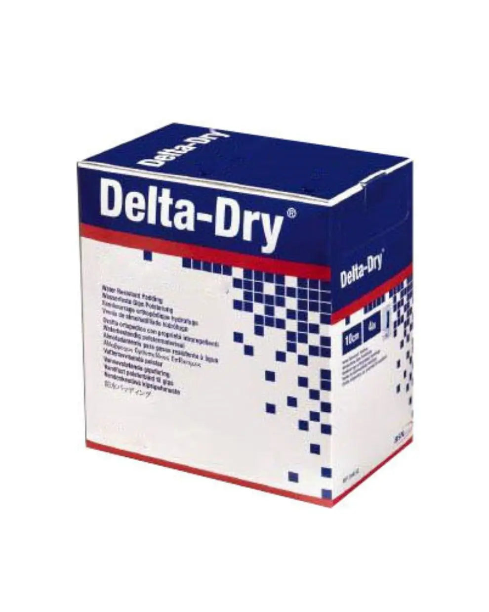 10cm x 2.4m | Delta-Dry Water Resistant Cast Padding | 12/Box | 7344302