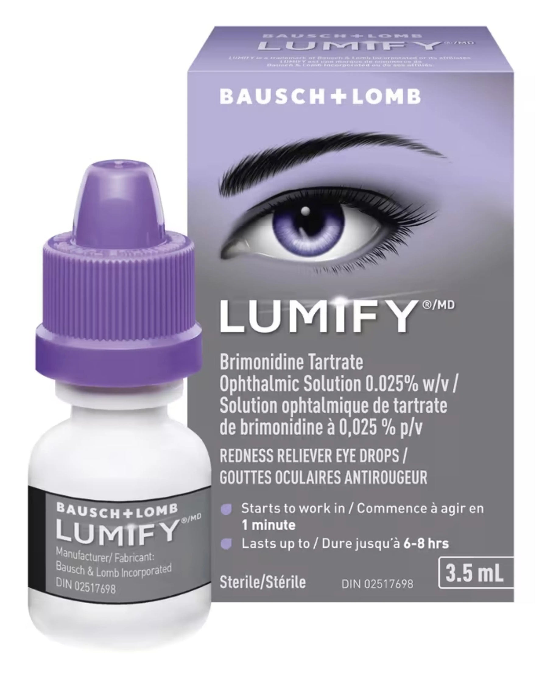 Bausch +Lomb Lumify Trial Size 3.5ml | AC53703