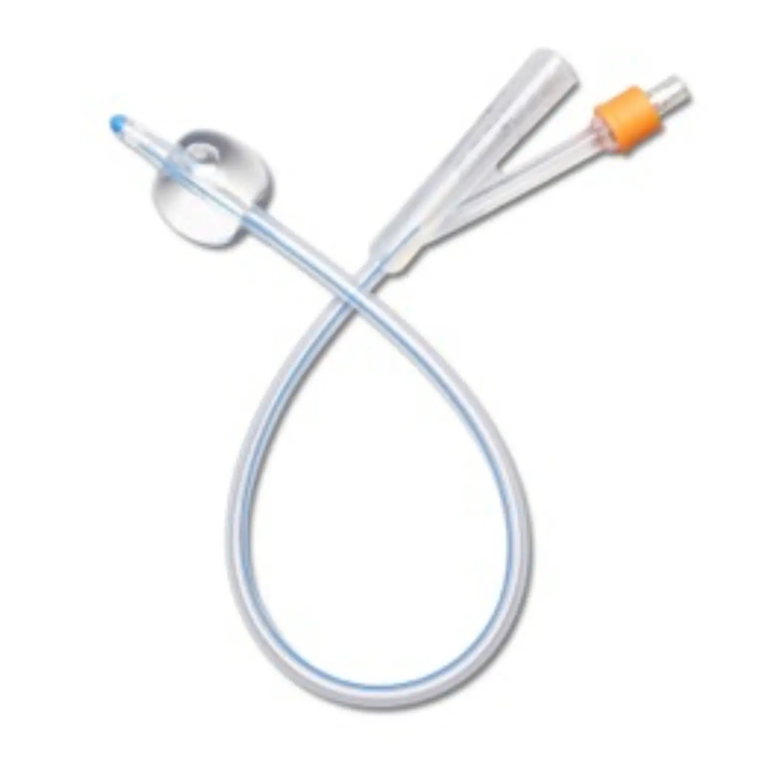 Medline SelectSilicone 2-Way Foley Catheter 100% Silicone | 10cc/mL | 12/Case