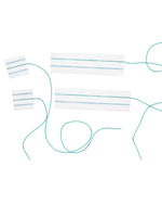 AMD-RITMED Synthetic Neurological Sponges Strung, Sterile  0.5" x 1.5", 100/Case | 85998C