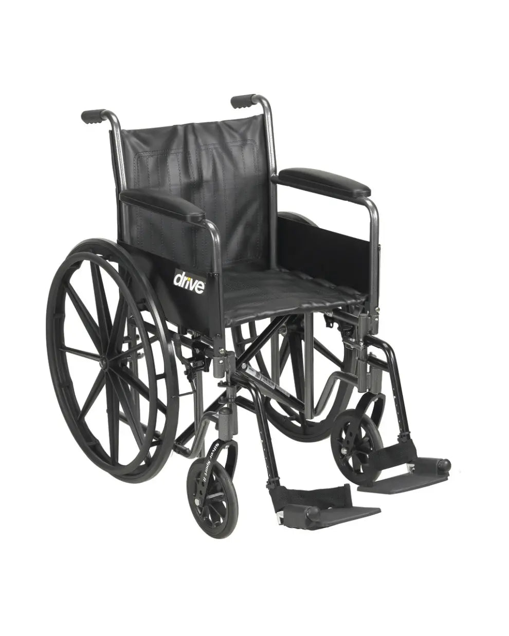 Silver Sport 2 Wheelchair 20" Swing Away Footrest & Detachable Full Arm
