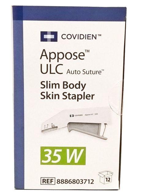 Covidien Appose ULC Auto Suture Slim Body Skin Stapler 35 W