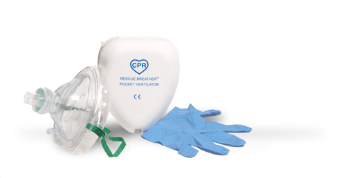 CPR Mask with One-way Valve and Filter - Pocket Rescue Breather