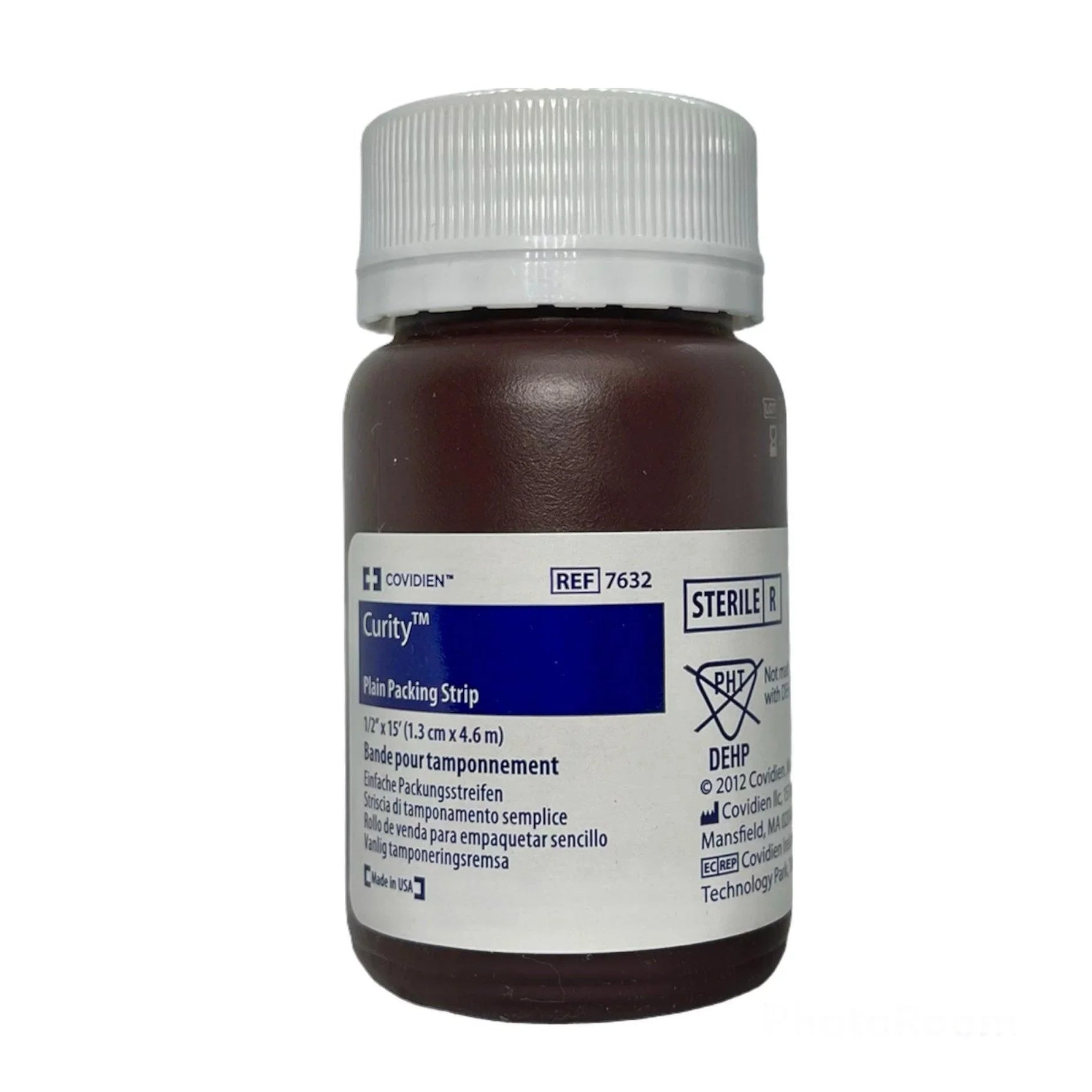 Curity Plain Packng Strip - 1/2" x 15'