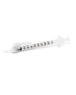 27G x 1/2" SafetyGlide Tuberculin Syringe with Permanently Attached Needle,100/Box | 305945