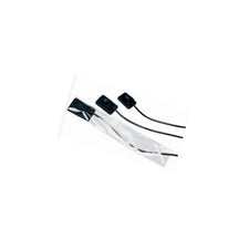 Clear digital X-ray sensor sleeves with black cords for dental protection