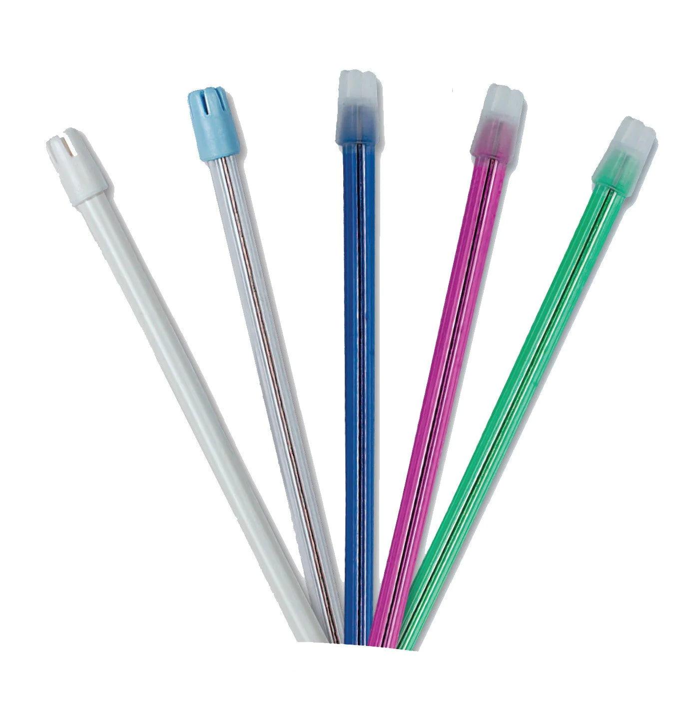 D2: Saliva Ejectors Clear with Blue tip 1000/Case