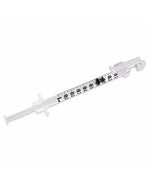 1mL | 27G x 3/8" | BD SafetyGlide Tuberculin Syringe with Permanently Attached Needle | 100/Box | 303327