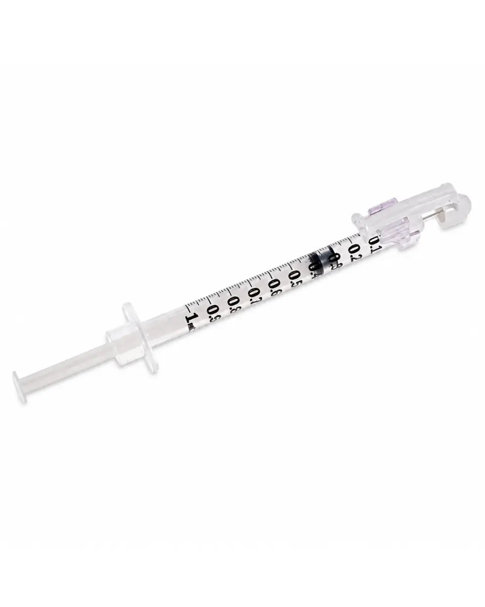 1mL | 27G x 3/8" | BD SafetyGlide Tuberculin Syringe with Permanently Attached Needle | 100/Box | 303327