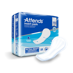 Attends Pad Incontinence Insert 18.75in Case of 4 bags X 36 each IP0400A