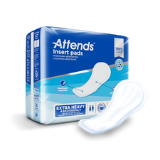 Attends Pad Incontinence Insert 18.75in Case of 4 bags X 36 each IP0400A