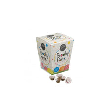 Box of Prophy Paste dental polishing paste with single-use cups, non-splatter formula.