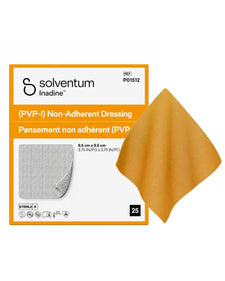 3M Inadine Povidone Iodine (PVP-I) Non-Adherent Dressing 9.5cm x 9.5cm | P01512