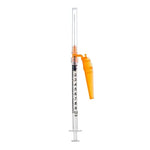1mL | 25G x 1 1/2" | Sol-Care Luer Lock Syringe with Safety Needle | 50/box | 12515SN
