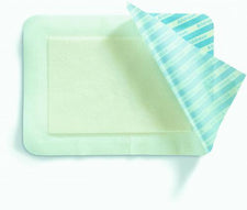 Sterile adhesive wound dressing pad with peel-back protective film for medical use