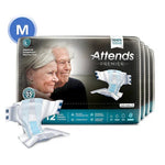 Attends Premium Overnight Protection Briefs | Medium 32"-44" | ALI-BR20