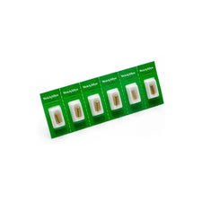 Welch Allyn disposable medical supplies individually sealed in green blister packs