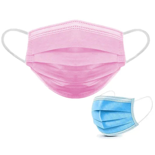 Dentx Kids Face Mask ASTM Level 3 - Pink for (4-12 yrs)