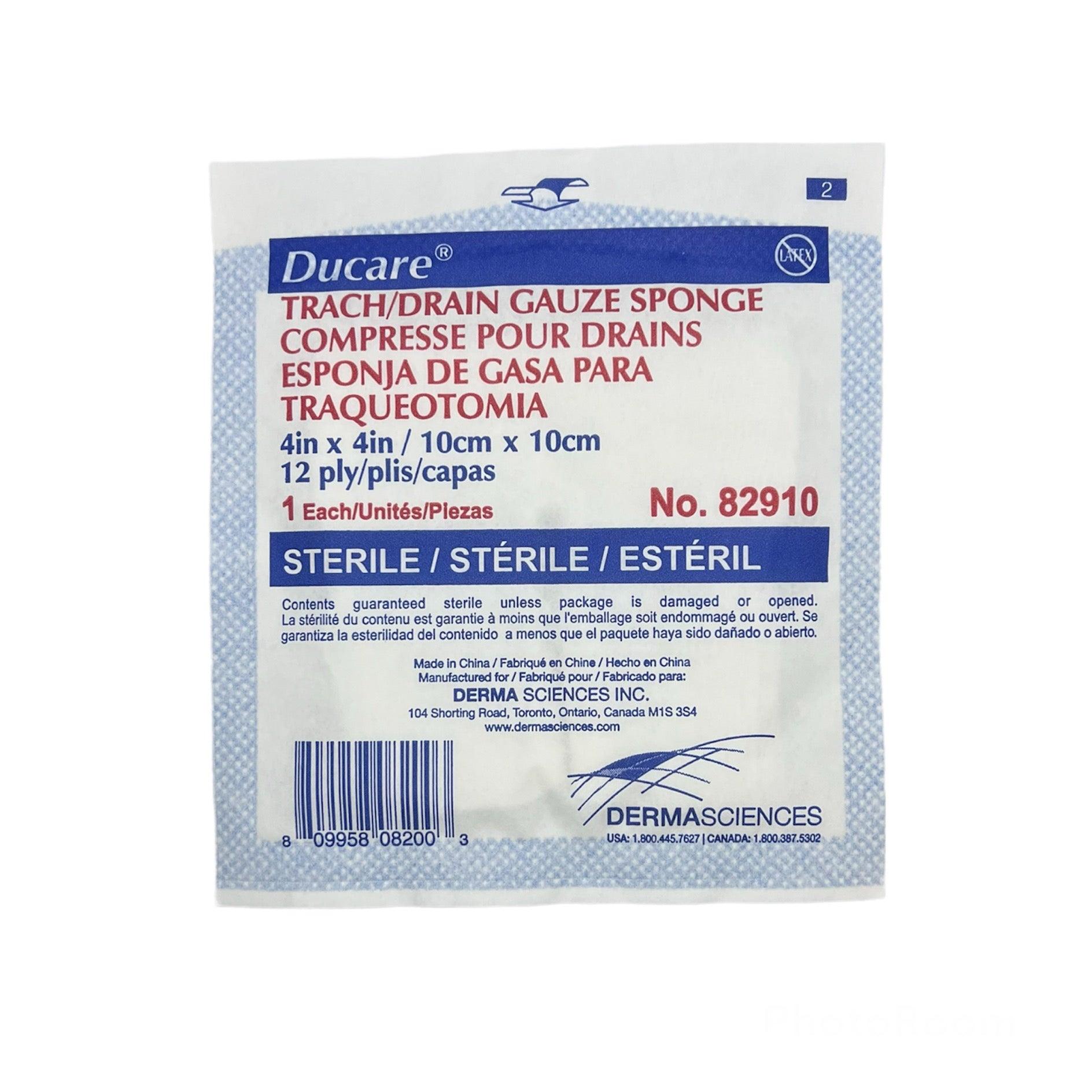 Derma Sciences I.V. and Tracheostomy Dressings 12-PLY- Ducare