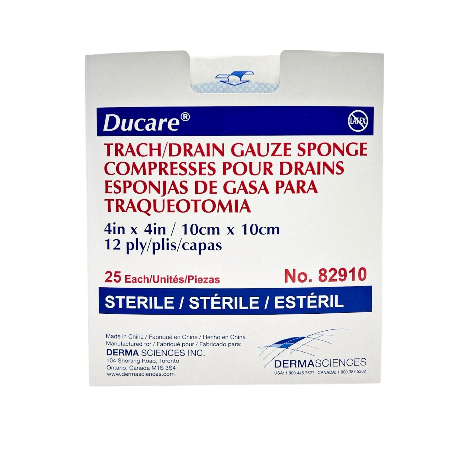 Derma Sciences I.V. and Tracheostomy Dressings 12-PLY- Ducare