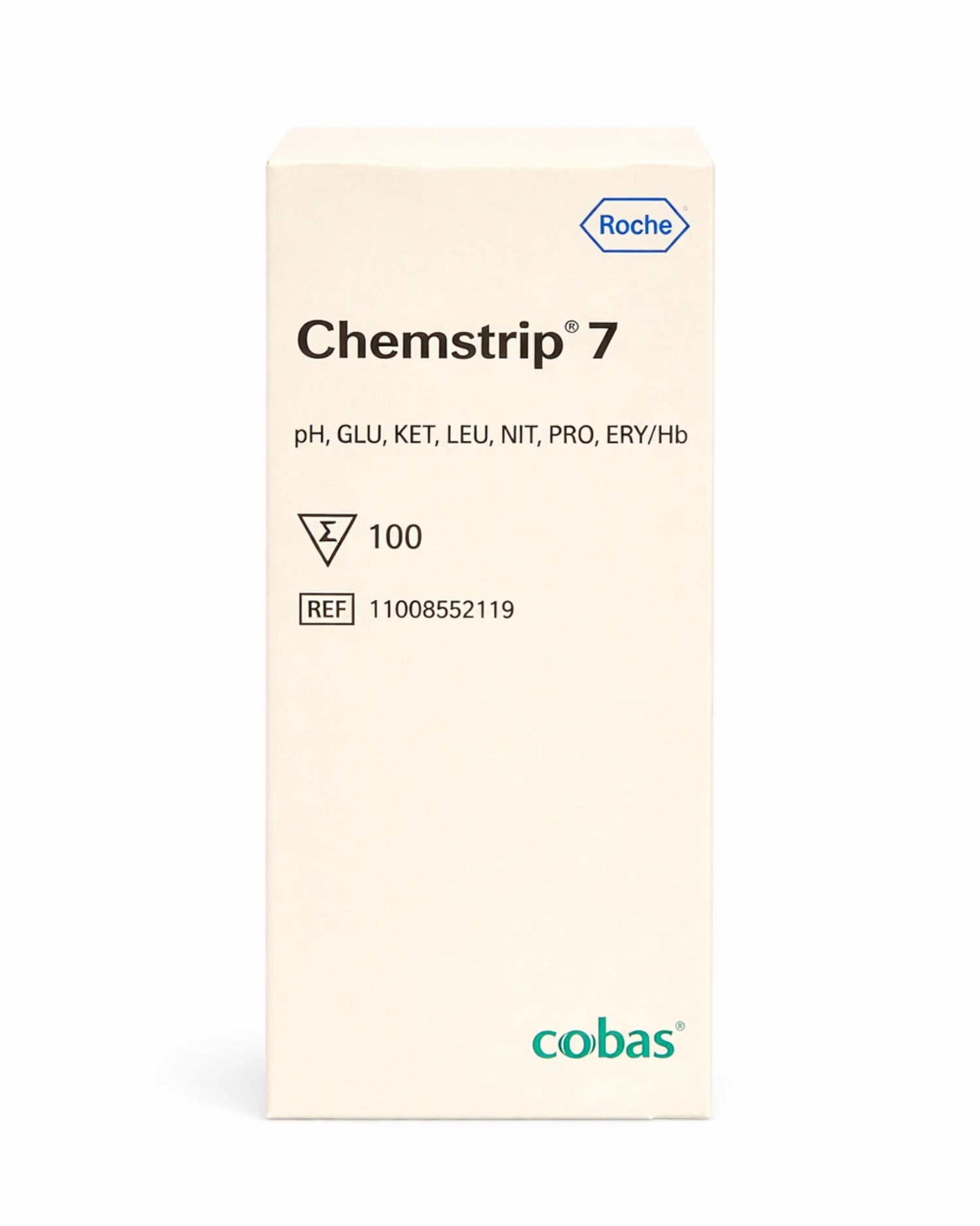 Roche Chemstrip 7 Urine Test Strips 100/Box