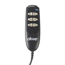 Electric hospital bed wired remote control with position adjustment buttons