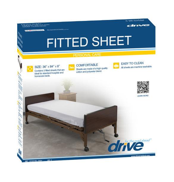 Drive Medical Fitted Sheets 36" X 85" X 8"
