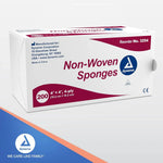 Dynarex Non-Sterile Non Woven Sponge, 4x4 Inch, 200 Count