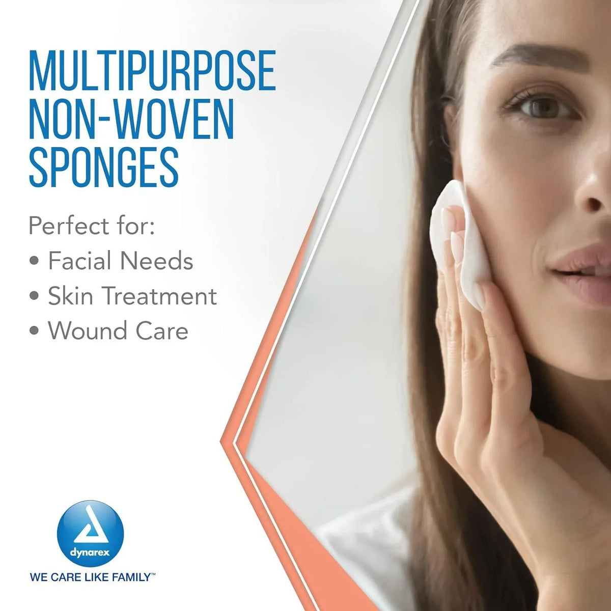 Dynarex Non-Sterile Non Woven Sponge, 4x4 Inch, 200 Count