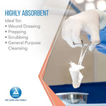 Dynarex Non-Sterile Non Woven Sponge, 4x4 Inch, 200 Count