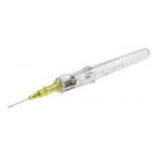 IV catheter with safety needle and transparent chamber, single-use medical supply