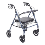 Go-Lite Bariatric Steel Rollator Blue | 10215BL-1