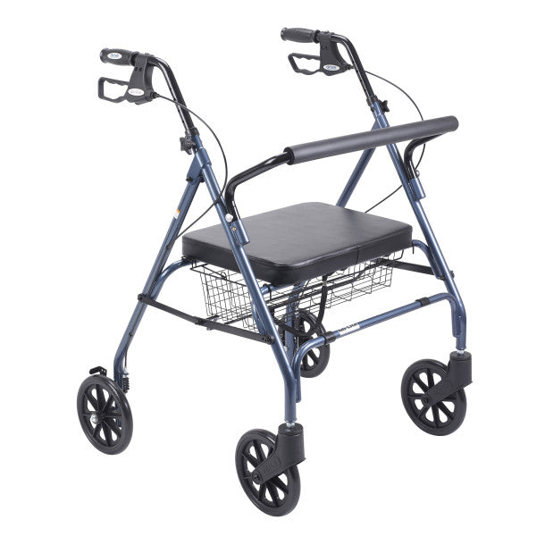 Go-Lite Bariatric Steel Rollator Blue | 10215BL-1