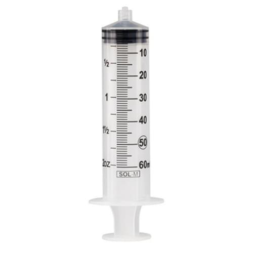 60mL | Sol-M Luer Lock Syringe without needle | 30/box | P180060