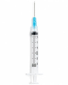 3mL | 25G x 1 1/2" BD Luer-Lok Syringe with PrecisionGlide Needle | 100/Box | 309582