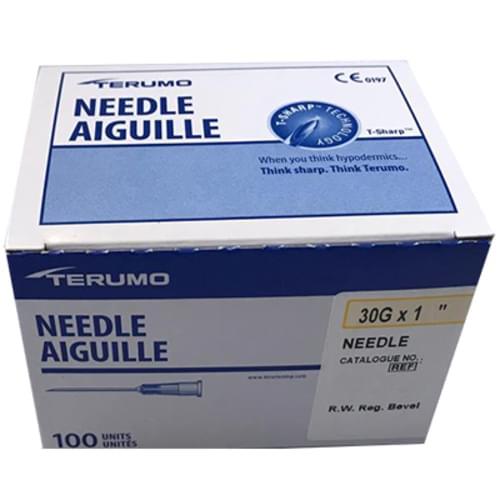 30G x 1" Terumo Hypodermic Needle | 100/box | NN3025R