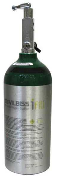 DeVilbiss iFill portable oxygen tank for home care and respiratory use
