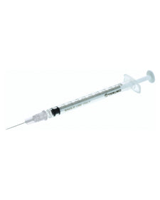 1mL | 27G x 1/2" | Terumo Tuberculin Syringe with Removable Needle | 100/box | SS-01T2713