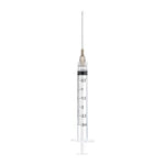 3mL | 22G x 1" | Sol-M Luer Lock Syringe with Exchangeable Needle | 100/box | 1832210