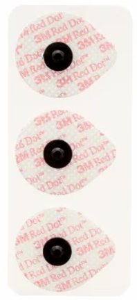 3M Red Dot ECG Monitoring Electrode 3.2 cm | 3/Pack | 2268-3