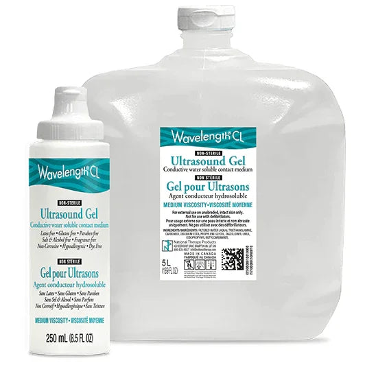 Wavelength CL Ultrasound Gel 5 Liter - Clear Multipurpose, Viscosity: Medium - (Heavy Item)