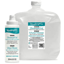 Wavelength CL Ultrasound Gel 5 Liter - Clear Multipurpose, Viscosity: Medium - (Heavy Item)