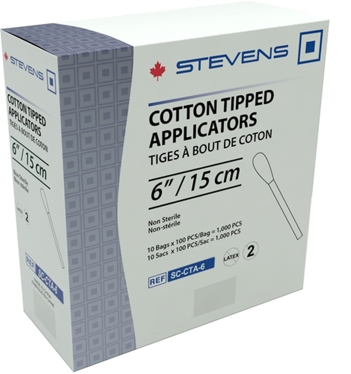Cotton-Tipped Applicators 6" | 10 Bags of 100 | SC-CTA-6