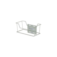 Wall mount metal wire medical storage basket for supplies