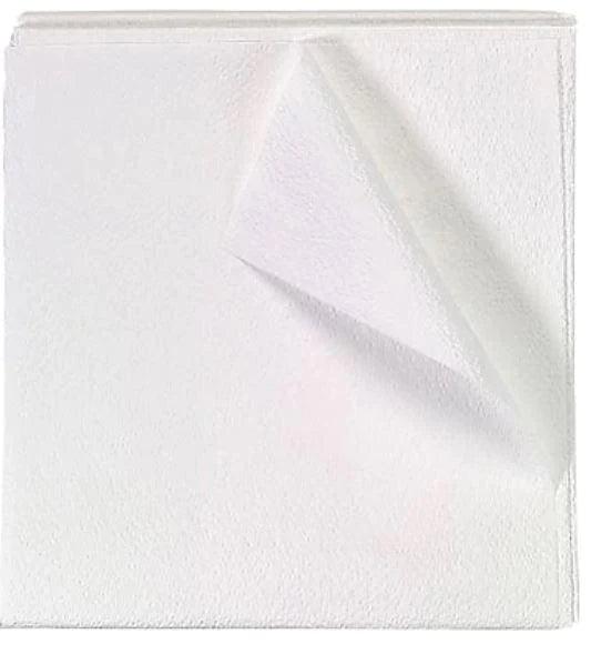 Exam Drape Sheet 2ply Tissue Construction Fanfolded White 100/Box