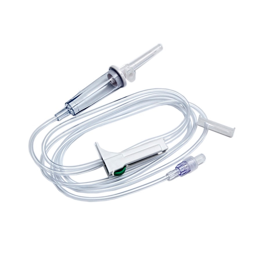 B.Braun IV Administration Set | 79" Tubing | 15 Drops/mL | Universal Spike | Spin-Lock Connector | V1402  