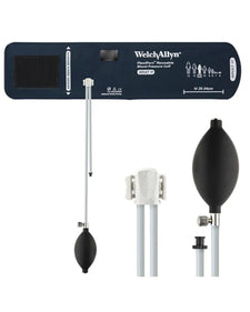 Welch Allyn reusable adult blood pressure cuff with inflation bulb and tubing