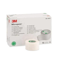 3M Micropore surgical tape box with one roll, medical adhesive tape for wound care